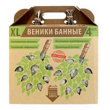 Веник "Невский банщик" в коробке (4шт)