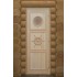 Деревянная дверь 185\75 для бани с иллюминатором Штурвал