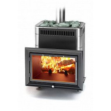 Печь банная Термофор Витрувия II Inox БСЭ антрацит НВ