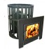 Печь чугунная для бани "Воевода-ФЛАГМАН" 20 Сетч.кожух