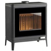 Чугунная печь Invicta Kazan Grande Angle, 9 kW с пружинной дверцей