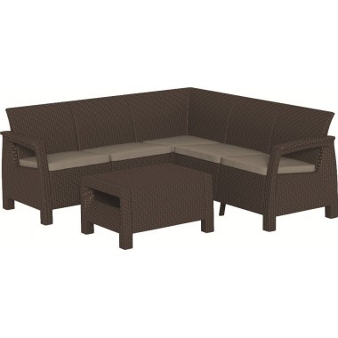 КОМПЛЕКТ МЕБЕЛИ CORFU RELAX SET, Капучино