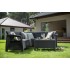УГЛОВАЯ МЕБЕЛЬ ДЛЯ САДА CORFU RELAX SET, Графит