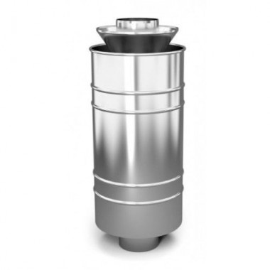   	   	 Каменка натрубная ЛЕЙДЕНФРОСТ,ф115,1/0,5мм, нерж/нерж