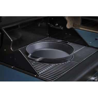 ГРИЛЬ ГАЗОВЫЙ SAHARA X475 4 BURNER СО СТОЛОМ-ТЕЛЕЖКОЙ, ДЫМЧАТЫЙ