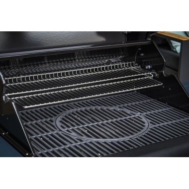 ГРИЛЬ ГАЗОВЫЙ SAHARA X475 4 BURNER СО СТОЛОМ-ТЕЛЕЖКОЙ, ДЫМЧАТЫЙ