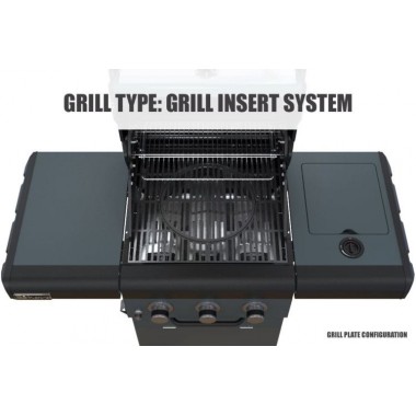 ГРИЛЬ ГАЗОВЫЙ SAHARA X350 3 BURNER BBQ, ДЫМЧАТЫЙ