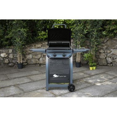 ГРИЛЬ ГАЗОВЫЙ SAHARA X150 2 BURNER BBQ, ЧЕРНЫЙ/СЕРЫЙ