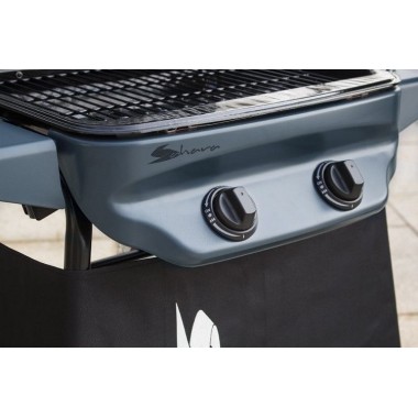 ГРИЛЬ ГАЗОВЫЙ SAHARA 2 BURNER RAPID ASSEMBLY PLUS, ЧЕРНЫЙ/СЕРЫЙ