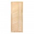 Дверь глухая 1,8х0,7 м, липа Класс А, короб из сосны, с ручками и петлями