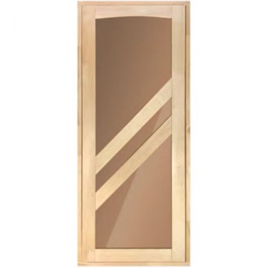 Дверь для бани 1800х700 со стеклом