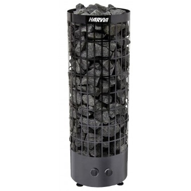 HARVIA Электрическая печь Cilindro PC90 со встроенным пультом черная