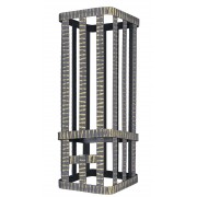 Сетка на трубу для Ураган (300х300х800) Гром 50 под шибер