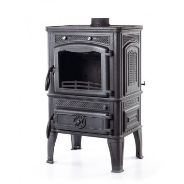 Чугунная печь-камин Dacha I (Патина Медь)