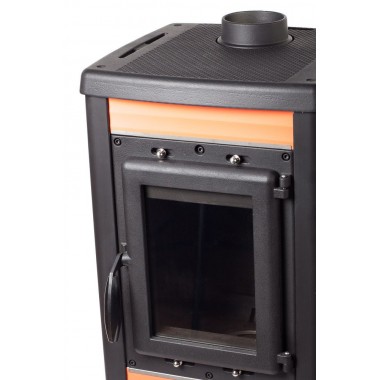 Чугунная печь FireWay Klemens красный