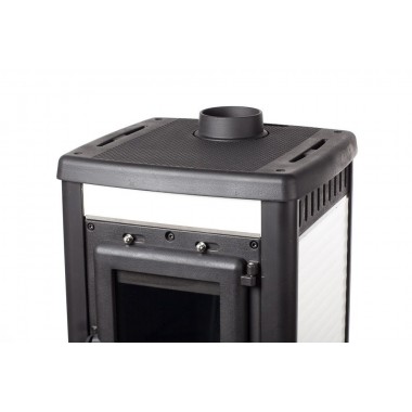 Чугунная печь FireWay Klemens белый