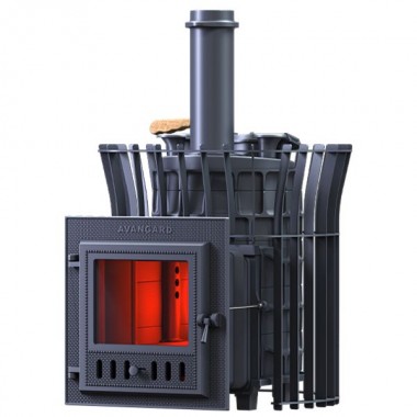 Печь Гефест AVANGARD ЗК 24 (М) Ураган в сетке Тюльпан