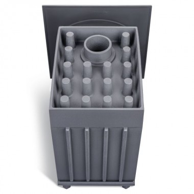 ХХХХХХХХХХПечь чугунная для бани Гефест Гроза 24 (П)