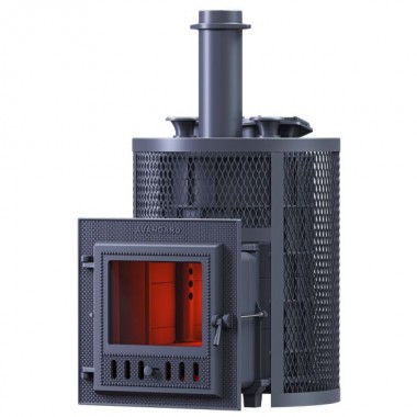 Печь Гефест AVANGARD ЗК 24 (М) Ураган круглая сетка