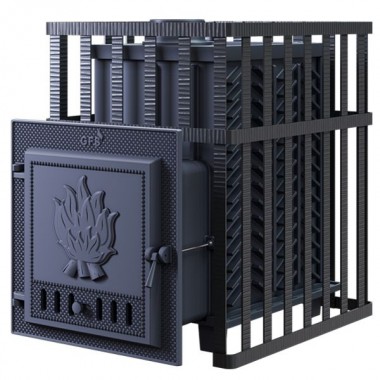 Печь чугунная для бани GFS ЗК 45 в сетке