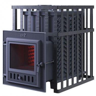 Печь чугунная для бани GFS ЗК 25 (М) в сетке