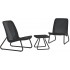 НАБОР УЛИЧНОЙ МЕБЕЛИ (2 КРЕСЛА, СТОЛИК) RIO PATIO SET, ГРАФИТ