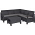 УГЛОВАЯ МЕБЕЛЬ ДЛЯ САДА CORFU RELAX SET, Графит