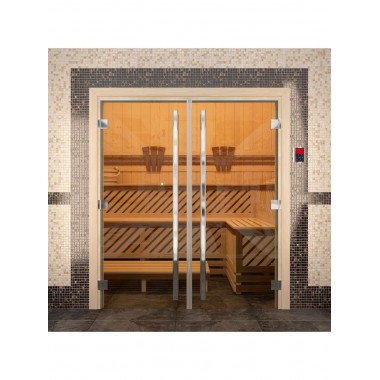 Стеклянная дверь DoorWood «Престиж» ДВОЙНАЯ