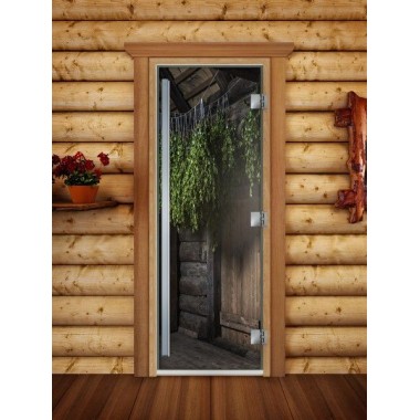 Стеклянная дверь DoorWood «Престиж» ФОТОПЕЧАТЬ