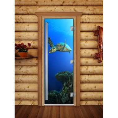 Стеклянная дверь DoorWood «Престиж» ФОТОПЕЧАТЬ