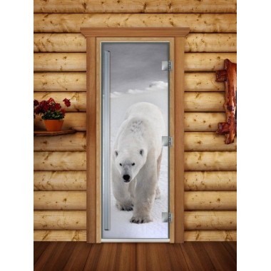 Стеклянная дверь DoorWood «Престиж» ФОТОПЕЧАТЬ