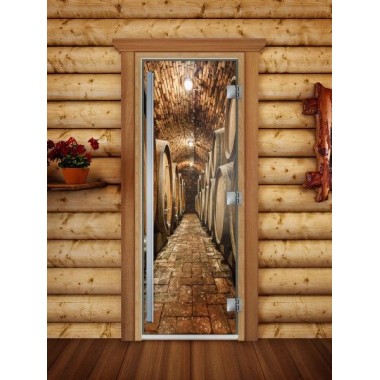 Стеклянная дверь DoorWood «Престиж» ФОТОПЕЧАТЬ
