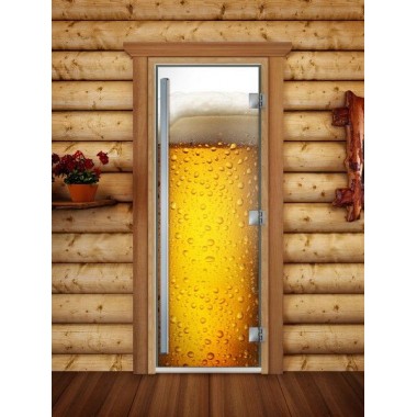 Стеклянная дверь DoorWood «Престиж» ФОТОПЕЧАТЬ
