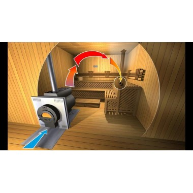 Вентиляция для бани КуБасту 50х140