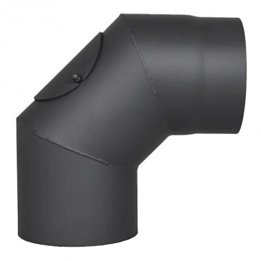 Отвод КПД 90° 2 мм с ревизией 180