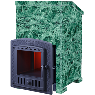 Чугунная печь для бани Комплект Гроза 24 (П2) Президент Змеевик