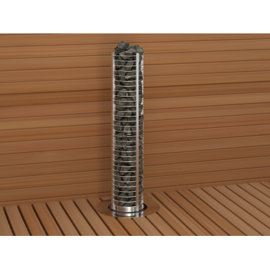 SAWO Электрическая печь TOWER вертикальная, круглая, 3,5 кВт, TH3-35NS-P, выносной пульт (пульт и блок мощности докупаются отдельно)