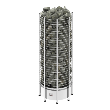 SAWO Электрическая печь Tower напольная, 18,0 кВт, нерж. сталь, артикул TH12-180NS-P, выносной пульт (пульт и блок мощности докупаются отдельно)