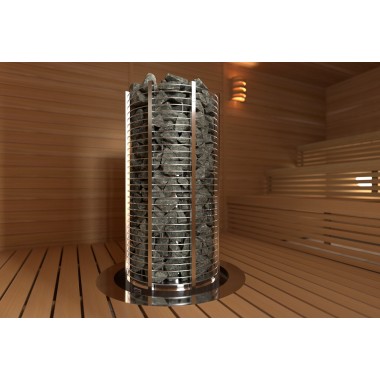 SAWO Электрическая печь Tower напольная, 18,0 кВт, нерж. сталь, артикул TH12-180NS-P, выносной пульт (пульт и блок мощности докупаются отдельно)