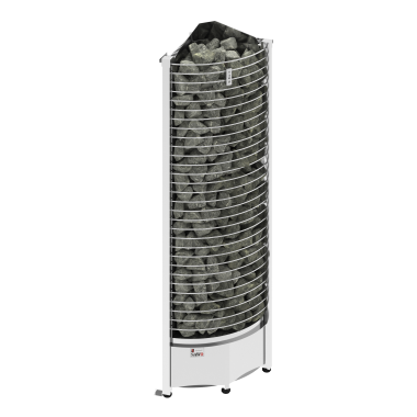 SAWO Электрическая печь TOWER угловой установки, 8 кВт, TH5-80NS-CNR, выносной пульт (пульт и блок мощности докупаются отдельно)