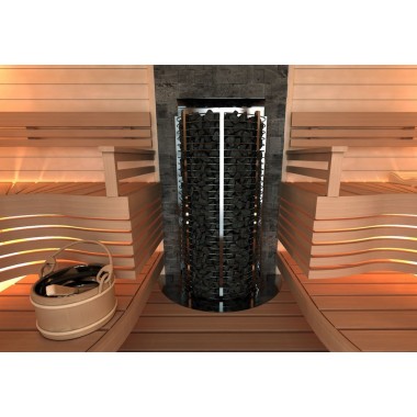 SAWO Электрическая печь TOWER, пристенная, 15 кВт, артикул TH9-150NS-WL , выносной пульт (пульт и блок мощности докупаются отдельно)