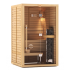 Сауна в сборе SAWO 1414RS-CD-G (1,4м х 1,4м, кедр, полностью стеклянная стена, дизайн Classic, правая)
