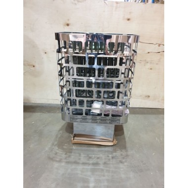 SAWO Электрическая печь Krios настенная, 4,5 кВт, нерж. сталь, артикул KRI-45Ni2-P, выносной пульт (встроенный блок мощности, пульт покупается отдельно)