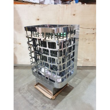 SAWO Электрическая печь Krios настенная, 4,5 кВт, нерж. сталь, артикул KRI-45Ni2-P, выносной пульт (встроенный блок мощности, пульт покупается отдельно)