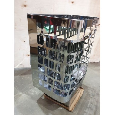 SAWO Электрическая печь Krios настенная, 4,5 кВт, нерж. сталь, артикул KRI-45Ni2-P, выносной пульт (встроенный блок мощности, пульт покупается отдельно)