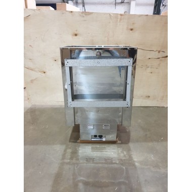 SAWO Электрическая печь Krios настенная, 4,5 кВт, нерж. сталь, артикул KRI-45Ni2-P, выносной пульт (встроенный блок мощности, пульт покупается отдельно)