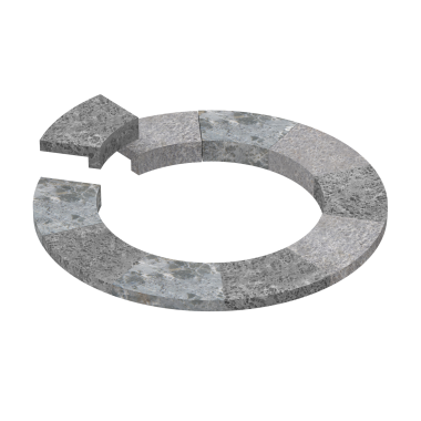 SAWO Монтажный фланец для печи TOWER TH4, TH5, ARI3 & PNX3, талькохлорит, арт. TH-COLLAR-S4