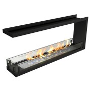 Биокамин Contour торцевой сквозной 1100 (Estetic Flame)