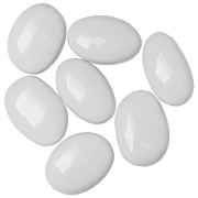 Декоративные керамические камни белые 7 шт (ZeFire)