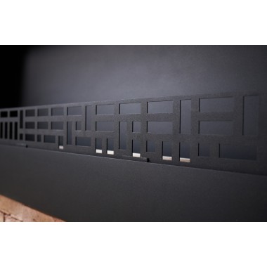 Решетка декоративная "Город" для биокамина Standart 620 для встраивания в портал (ZeFire)